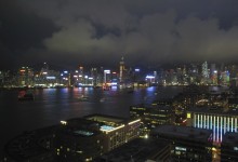 Aankomen in Hong Kong