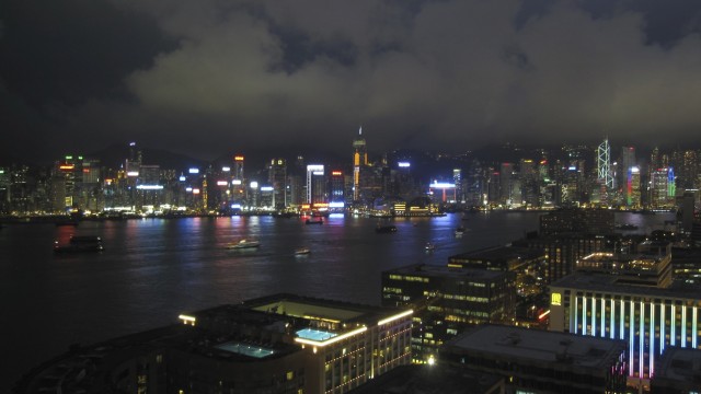 Aankomen in Hong Kong